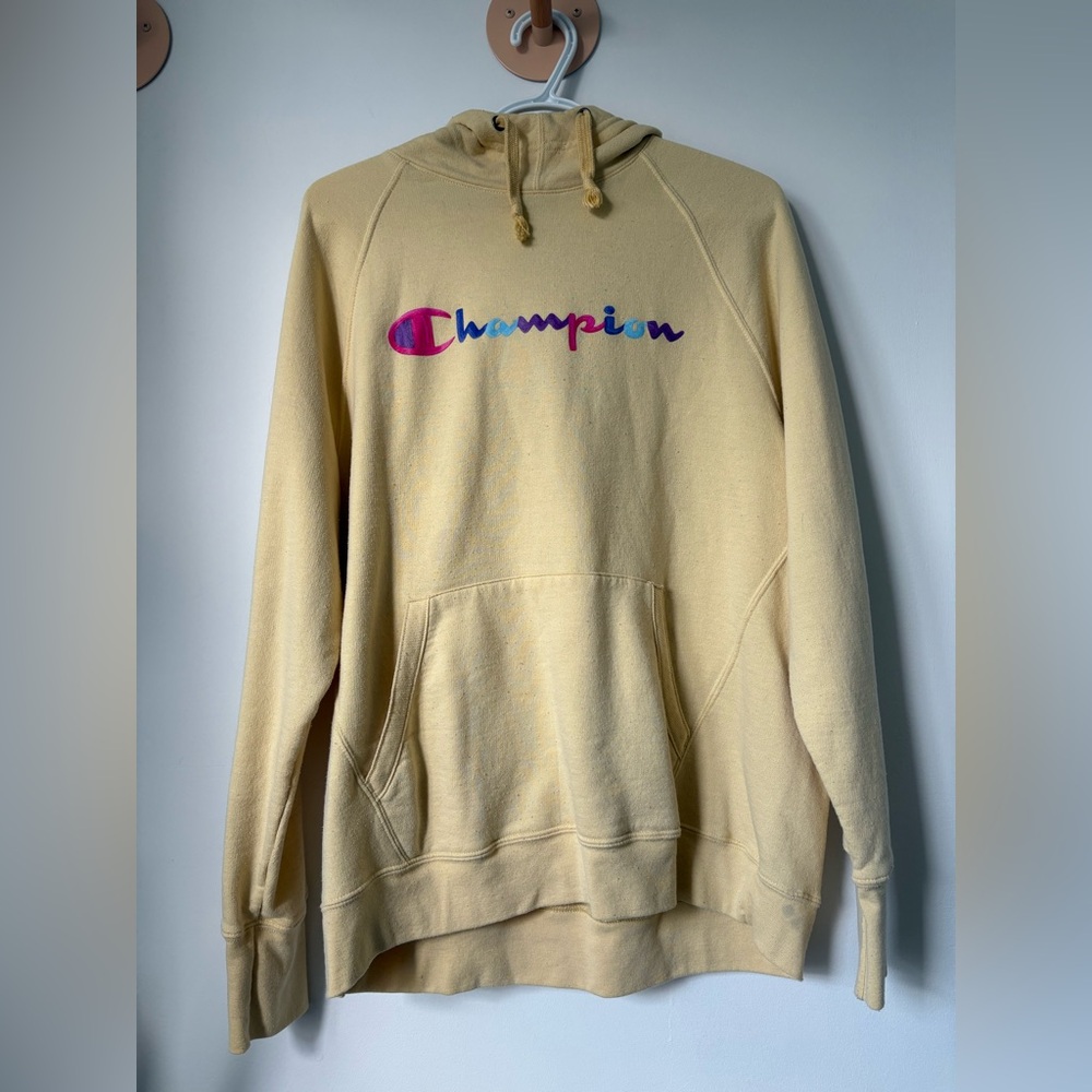 Champion Yellow Hoodie